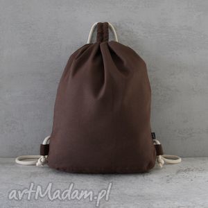 ręczne wykonanie plecak city backpack - chocolate