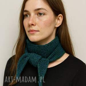 Mały ciepły skandynawski szalik Sophie apaszka turban 100% alpaka