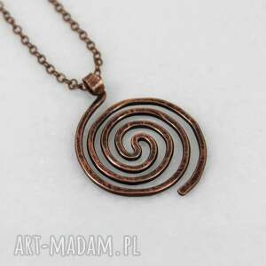 Wężowy - wisior (2510 26) ooak, miedziany wisiorek