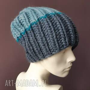 GRUBAS Z ALPAKĄ CZAPKA UNSEX CZAPA NA SROGĄ ZIMĘ:) gruba