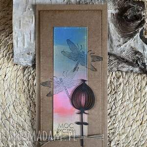 Ręcznie robiona kartka urodzinowo-imieninowa eco w kolorze kraft - scrapbooking 025