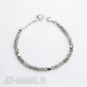 Prezent Bransoletka z labradorytem i srebrem You can do anything