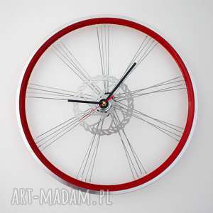zegar red wheel, prezent, rowerzysta, rower, industrialny, metalowy