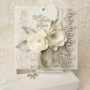 ślubna elegancja - w pudełku - marbella akcesoria scrapbooking kartki