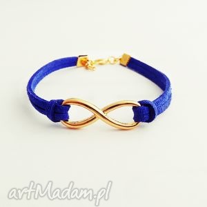 handmade blue infinity