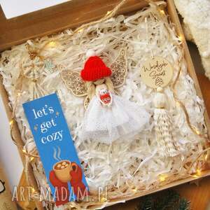 dekoracje świąteczne prezent świąteczny handmade box prezentowy na boże