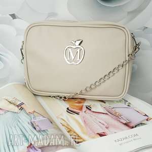 handmade torebki manzana listonoszka chanelka taupe