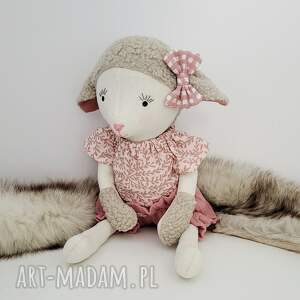Owca owieczka przytulanka uszyta ręcznie z personalizacją, maskotka