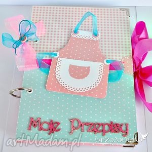 handmade scrapbooking albumy pastelowy przepiśnik