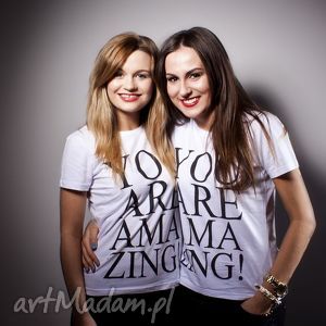 handmade bluzki t-shirt "you are amazing"