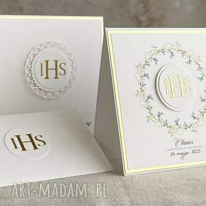 Prezent Pamiątka Pierwszej Komunii z pudełkiem i kopertą, 45D