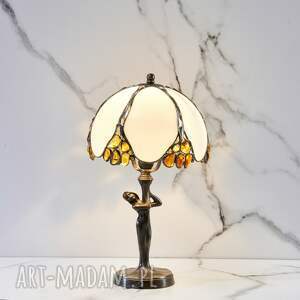 lampa na biurko, komodę z bursztynem bałtyckim 40g - terni, rzemiosło