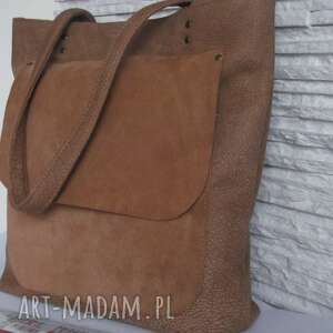 skórzana torebka - JUTI BAGS na ramię