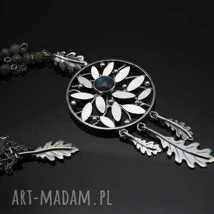 naszyjnik dębowy łapacz snów ii, las, natura fantasy, magiczny talizman