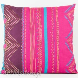 handmade poduszki poduszka dekoracyjna 45x45 handmade - turecka mozaika tkanina