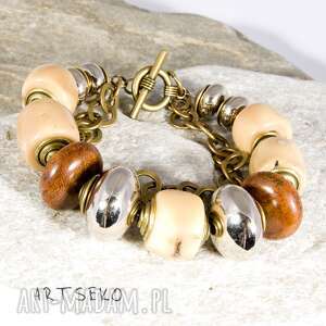 handmade koral natural VI bransoletka b198