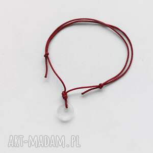 OKRĄG bransoletka, tworzywo sztuczne, sznurek, regulowana