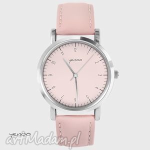 zegarek, bransoletka - simple elegance - pudrowy - Biżuteria zegarki