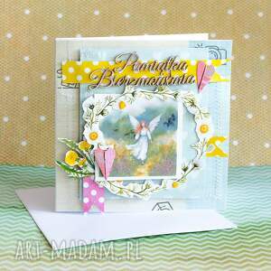 handmade scrapbooking kartki elegancka kartka - pamiątka bierzmowania