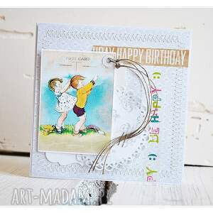 handmade scrapbooking kartki kartka urodzinowa