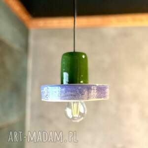 lampa ceramiczna wisząca fjord - ręcznie robiona, nordycki design, nad
