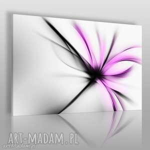 obraz na płótnie - abstrakcja kwiat nowoczesny - VAKU DSGN dom