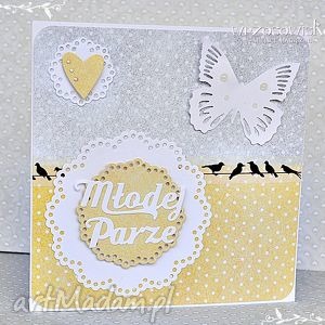 scrapbooking kartki młodej parze, kartka ślub, ślubna