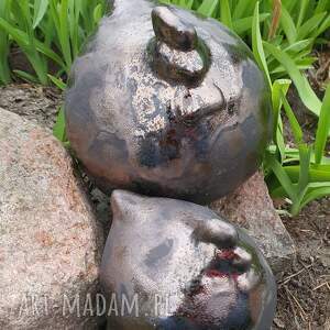 kurki ceramiczne, kura, dekoracja, glina, dom podwórko