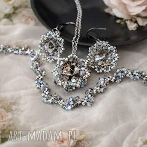 Prezent Komplet Biżuterii Black Diamond Maxima - Bransoletka