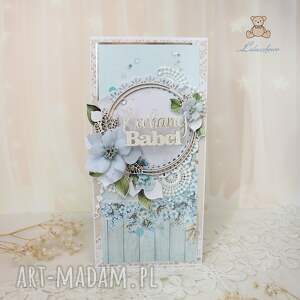 handmade scrapbooking kartki kartka urodzinowa dla babci "forgetmenot 2"