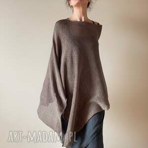 Prezent Narzutka z bawełnianej tasiemkowej przędzy, ponczo, tunika