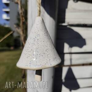 ceramiczny, dzwonek, ceramika, ogród, balkon