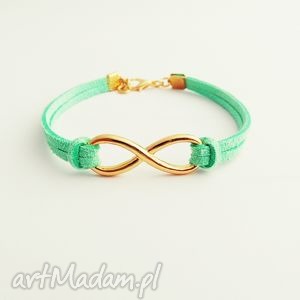 handmade green infinity