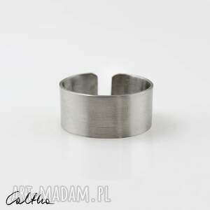 satyna - srebrna obrączka 1800-03, srebrny pierścionek, minimalistyczna