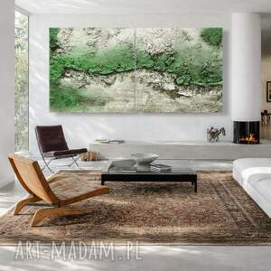 duże obrazy na wielka ściane - komplet 2szt 120x120cm