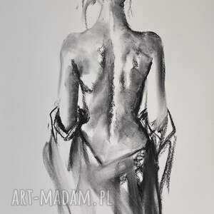 Woman 100x70- duża grafika kobieta, obrazy do salonu