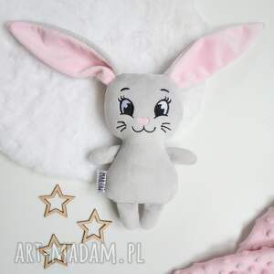 handmade maskotki mały pluszowy króliczek zając