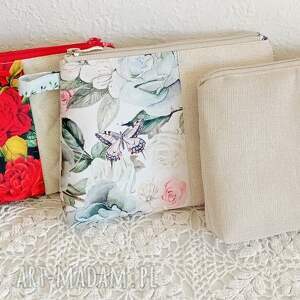 komplet 3 kosmetyczek, etui, nieprzemakalny