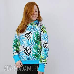 bluza damska kangurka palmy rozm s