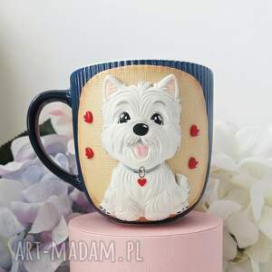 West Highland White Terrier - kubek ręcznie deokorowany
