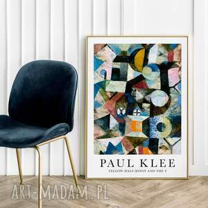 plakat paul klee yellow half - moon and the y format 50x70 cm