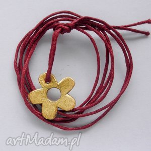 handmade kwiat bransoletka