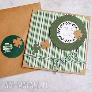 handmade scrapbooking kartki good luck: powodzenia:: handmade