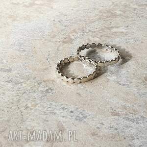 pierścionek marta srebrny kciuk, minimalistyczna