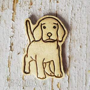 beagle ceramiczny magnes z psem, pies