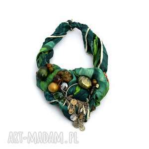 ręcznie zrobione naszyjniki jungle naszyjnik handmade