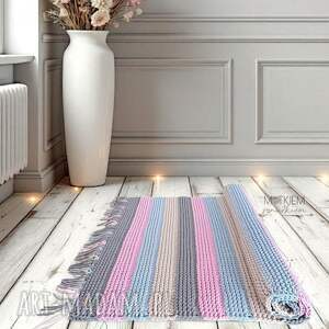 Shabby ze bawełnianego 60/120cm, dywan ze sznurka