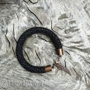 bransoletka koralikowa cassiopeia, szklane koraliki, gwiazdy, blask, boho