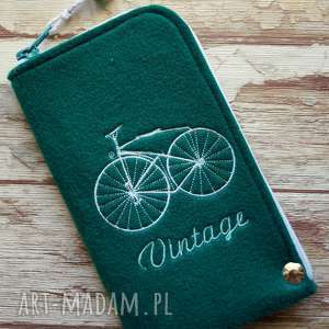 etui filcowe etui na telefon - vintage bike