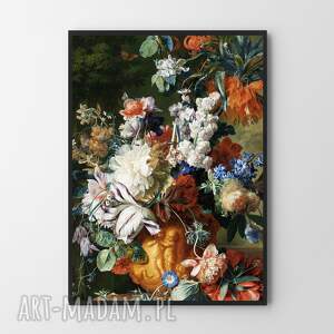 plakaty kwiaty vintage - plakat 30x40 cm